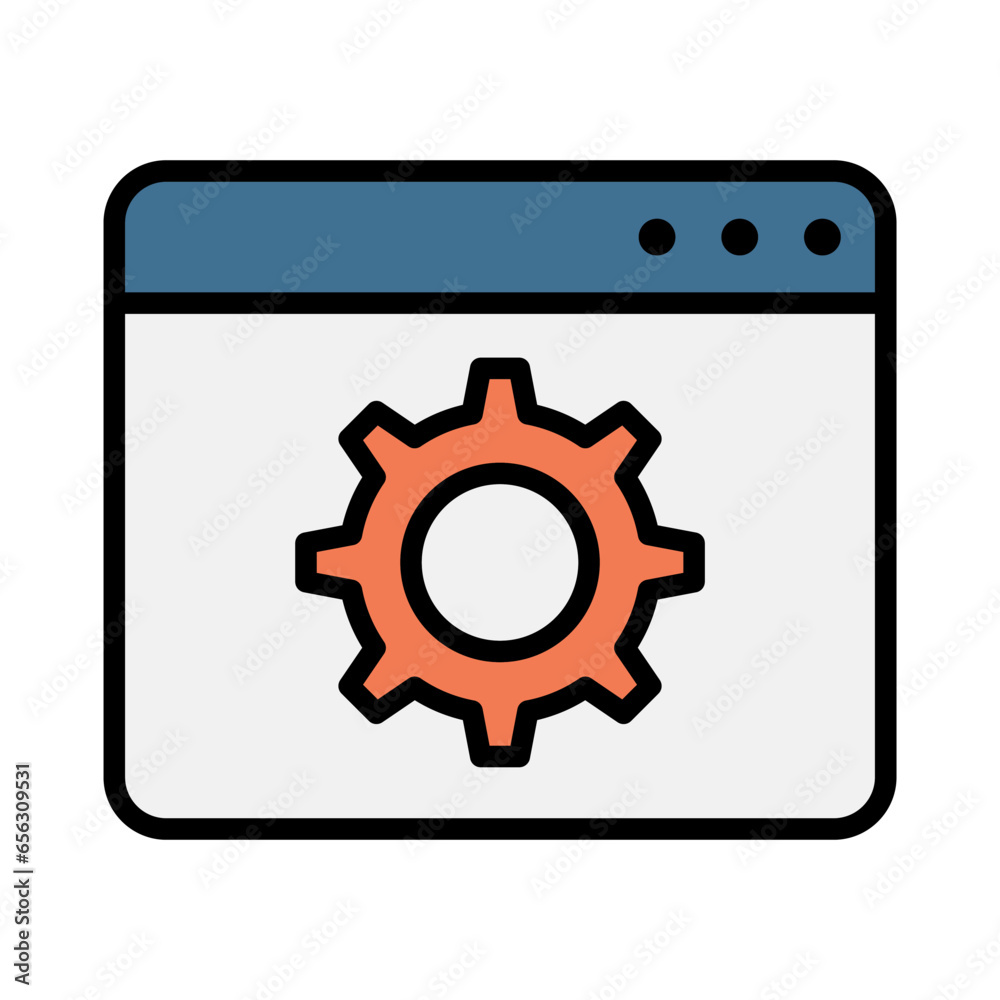 Application setting icon