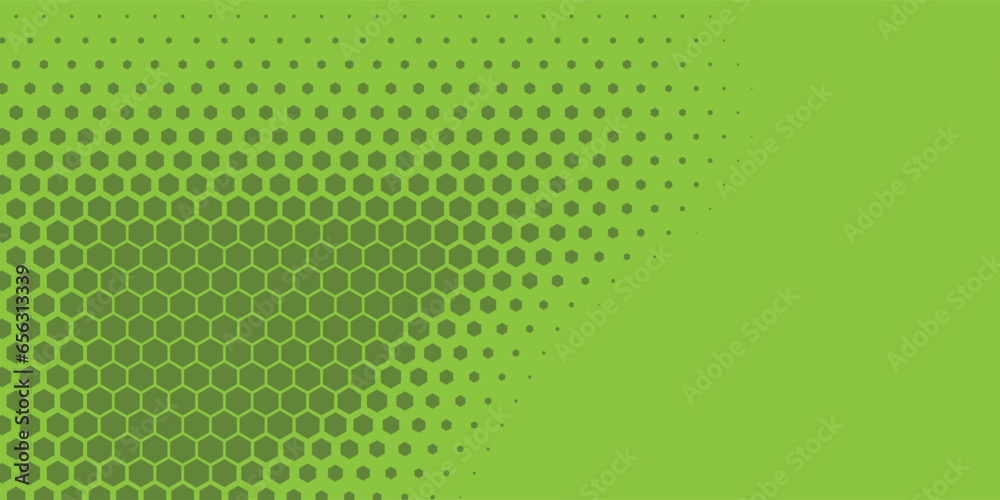 Geometric abstract Hexagon Two Color Background