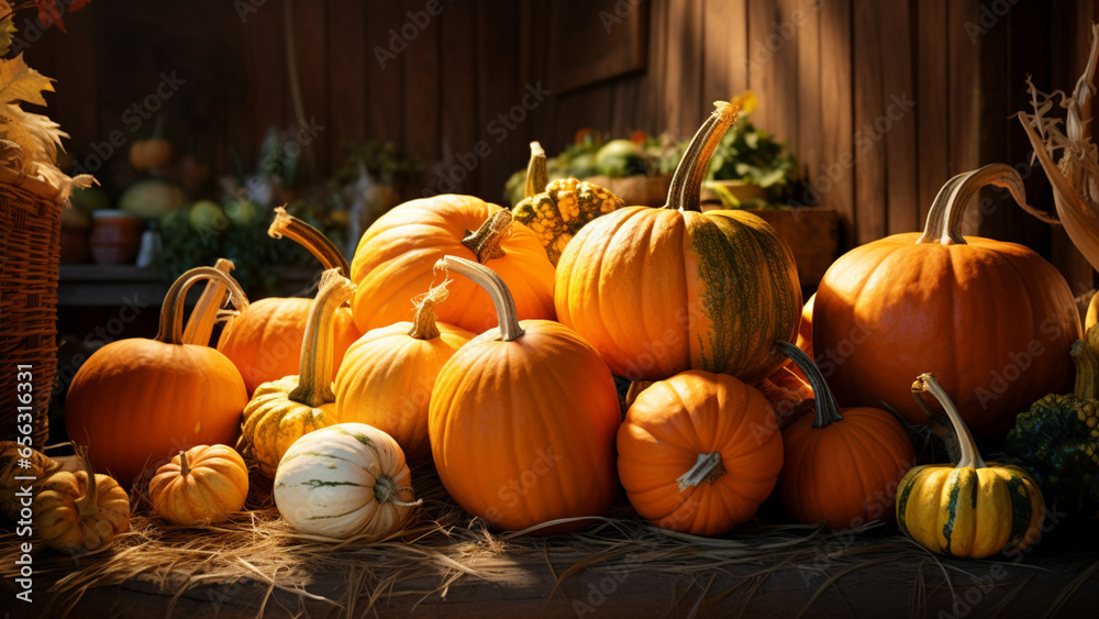photo of the pumpkins, warm light photo of the pumpkins, warm light