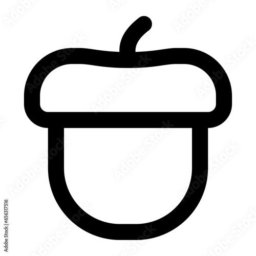 acorn icon for illustration