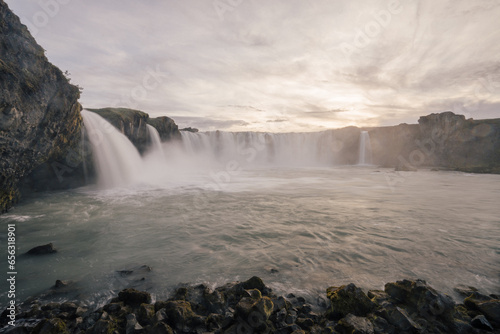 Godafoss  beautifull waterfall in Iceland