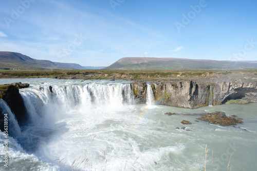 Godafoss, beautifull waterfall in Iceland