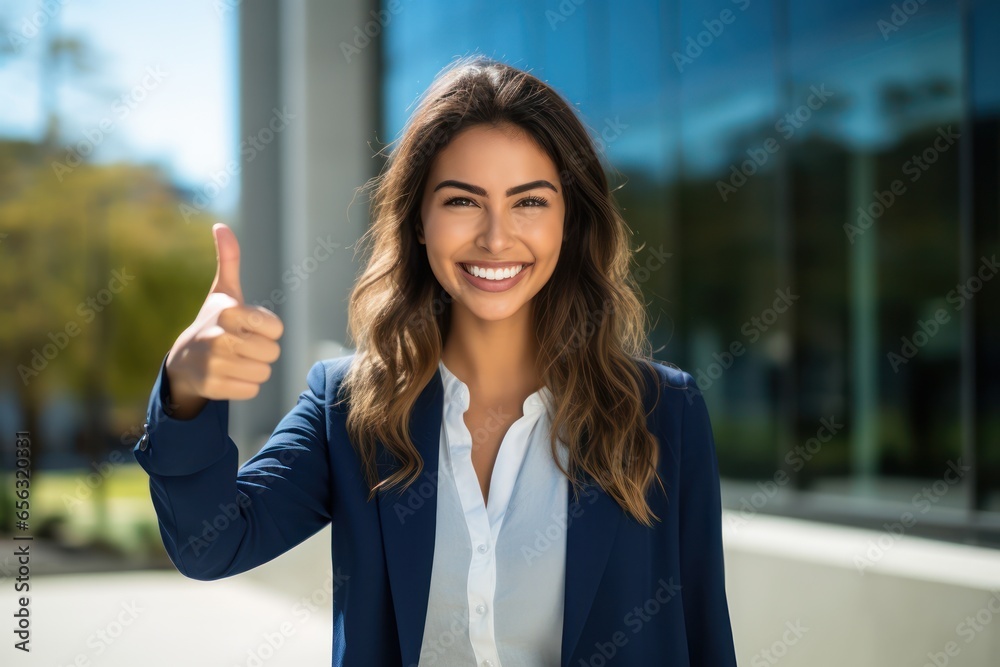 Young confident smiling business woman standing on busy street, portrait. Proud successful female entrepreneur wearing suit posing with arms crossed look at camera in big city outdoors Young confident smiling business woman standing on busy street, portrait. Proud successful female entrepreneur wearing suit posing with arms crossed look at camera in big city outdoors
