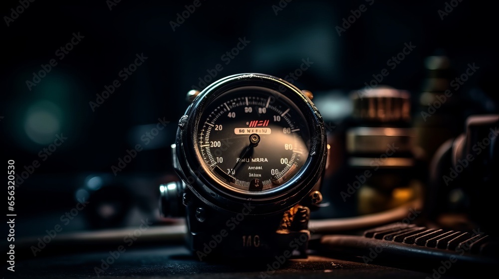 Fototapeta premium Timeless Elegance: Exquisite Metal Wristwatches for Men - Vintage, Black, and Business-inspired Jewelry and Instruments, generative AI