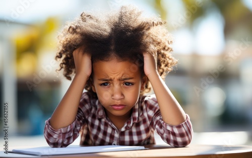 Stressed a kindergartener under pressure. Generative AI