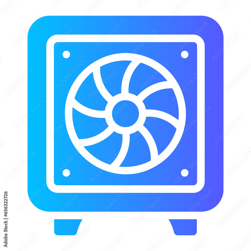 fan Gradient icon fan Gradient icon