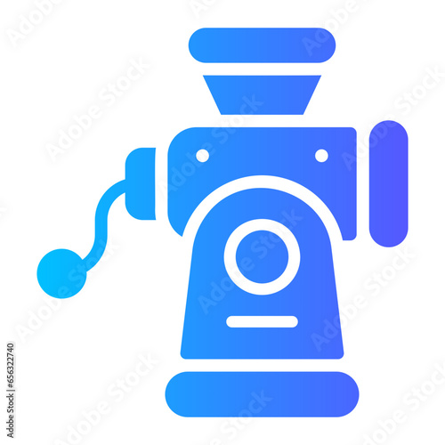 meat grinder Gradient icon