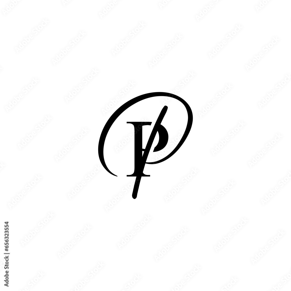 initial letter pp unique monogram logo vector black color initial letter pp unique monogram logo vector black color