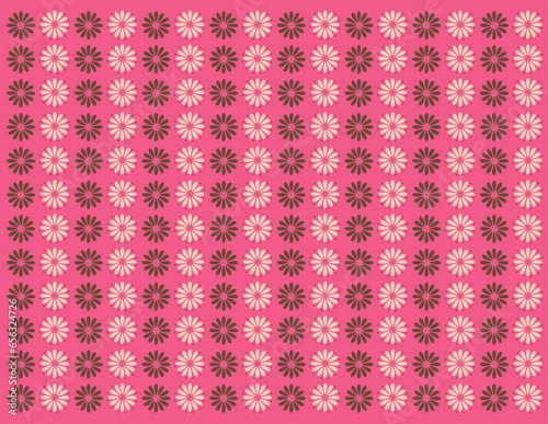 pink barbie tiny flower seamless background wallpaper
