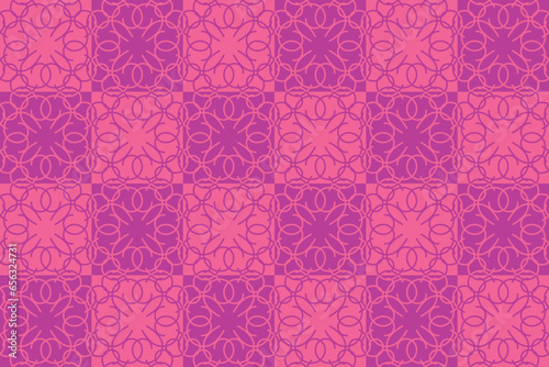 pink tile mosaic round seamless pattern background wallpaper