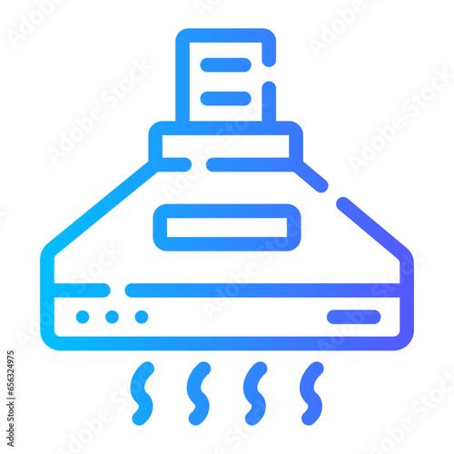 extractor Line Gradient Icon