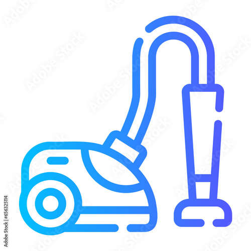 vaccum cleaner Line Gradient Icon