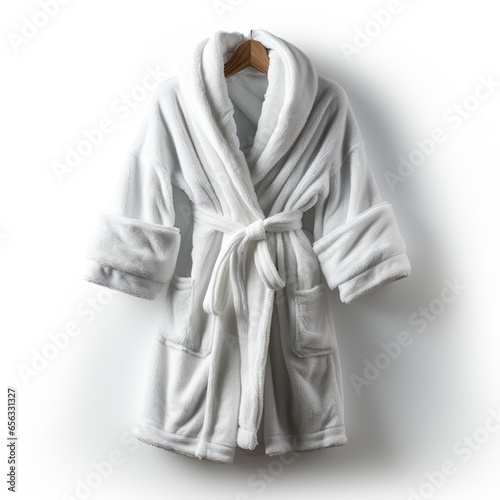 View Bathrobe Accessory Durabilityon A Completel C, Isolated On White Background, High Quality Photo, Hd
