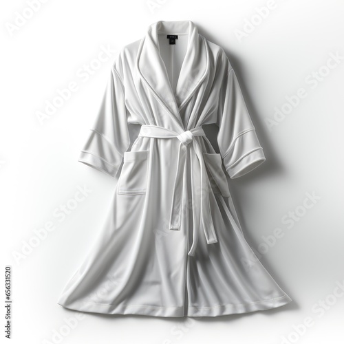 View Bathrobe Fashion On A Completely White Back 9, Isolated On White Background, High Quality Photo, Hd © Tuan