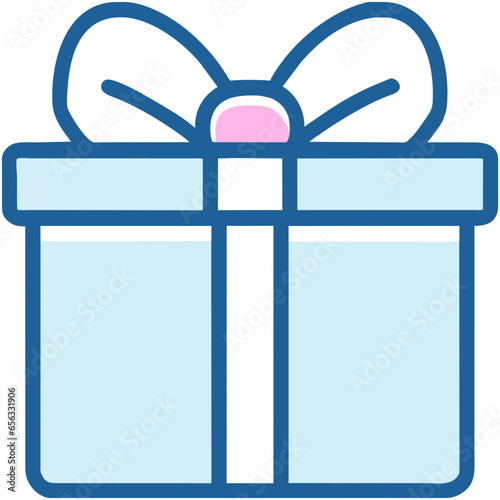 gift box with ribbon icon