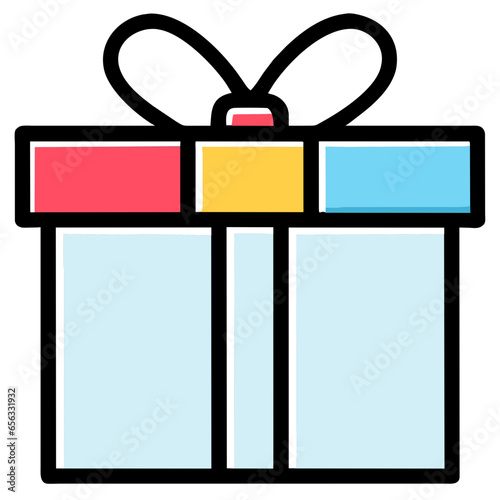 gift box with ribbon icon