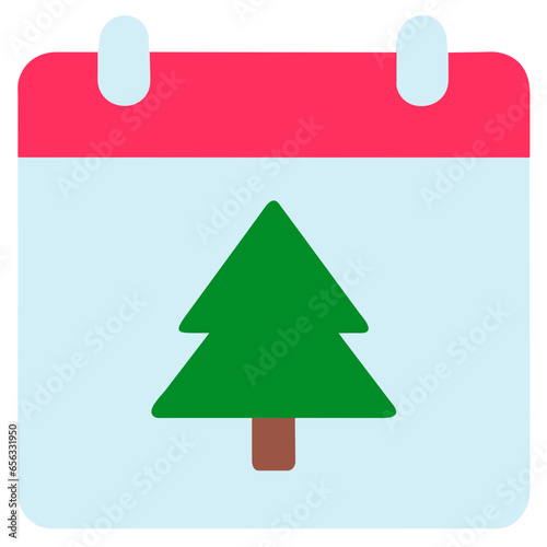 christmas calendar icon