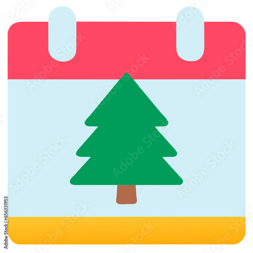 christmas tree calendar