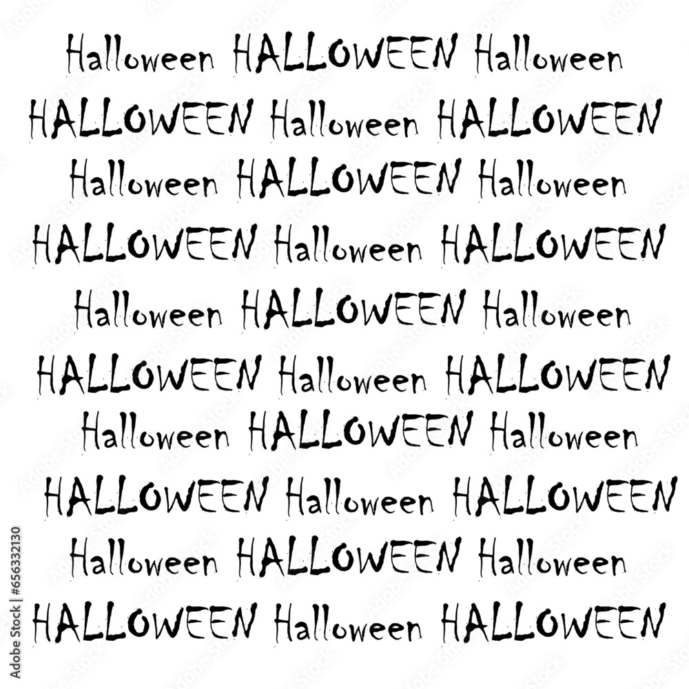 Halloween napis, nadruk halloween na święto Halloween Halloween napis, nadruk halloween na święto Halloween