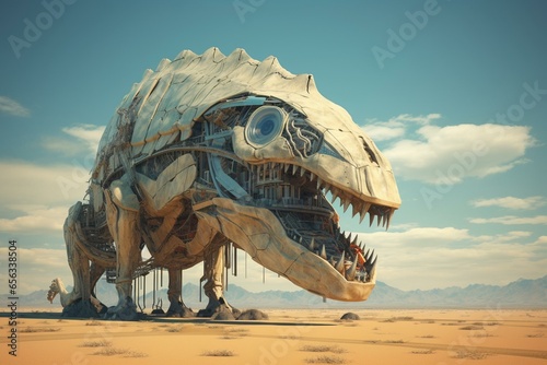 A futuristic twist on a prehistoric favorite. Generative AI © Ulysses