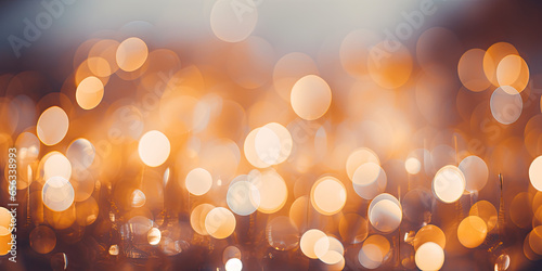 abstract golden bokeh background