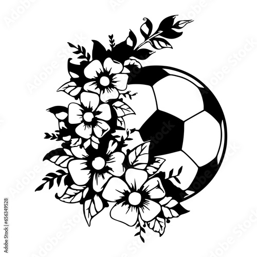 vector ball flowerr photo