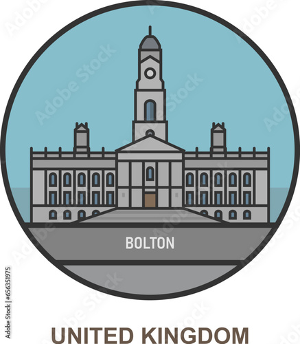 Bolton. Cities and towns in United Kingdom