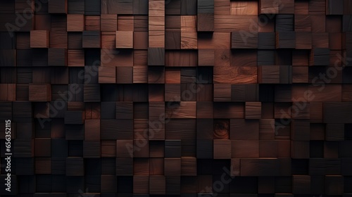 Dark wood background with natural texture and grain - high quality design element for wallpapers, posters, and web projects photo