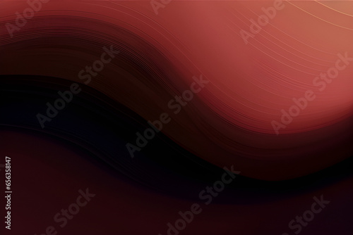 Modern Creative Banner With Very Dark Pink, Chocolate and Saddle Brown Color. Modern Waves Background Illustration.