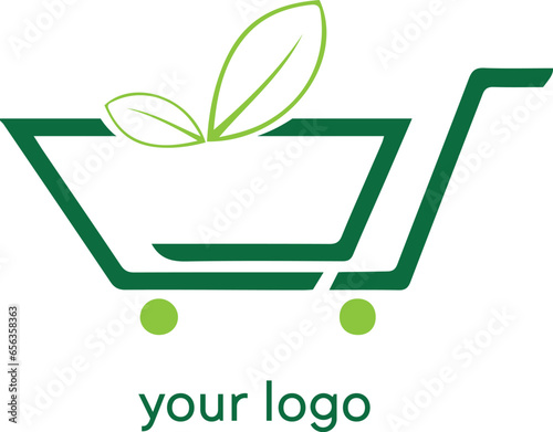 Healthy Shopping Slogan, Shopping, Buy Healthy Food, Trolley, Trolley Slogan, Shopping Slogan