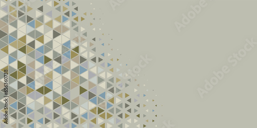  Abstract Triangle colorful background or wallpaper with polygons, triangles or concave geometrical shapes with Copy space soft color