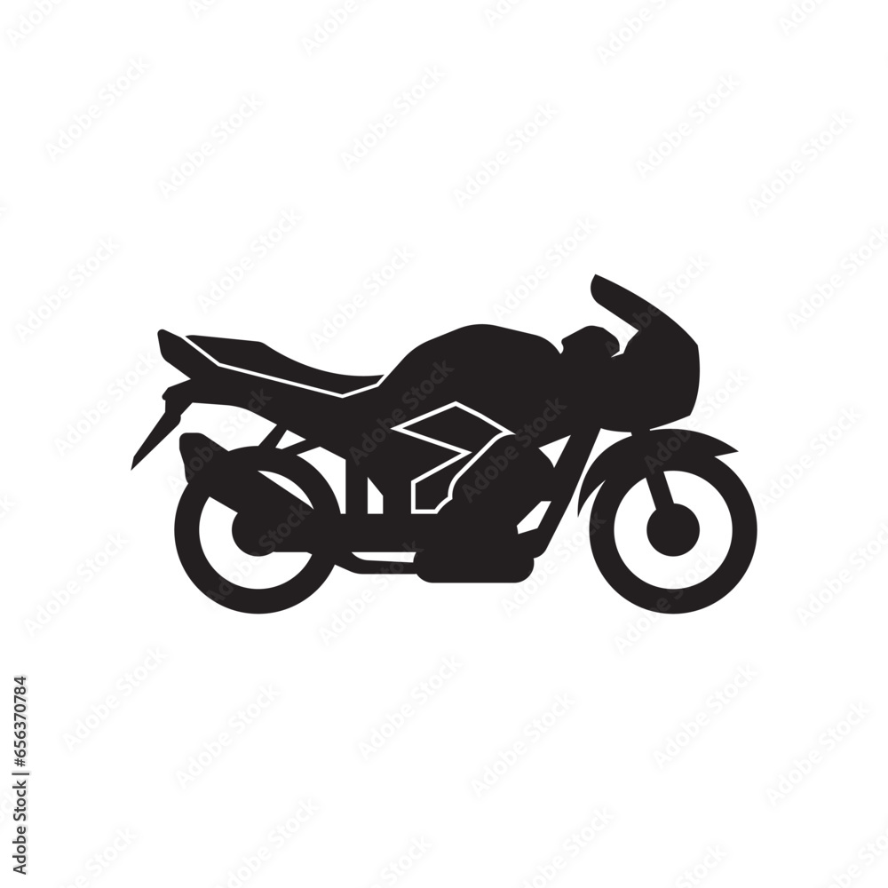Obraz premium motorcycle Icon vector design illustration logo template