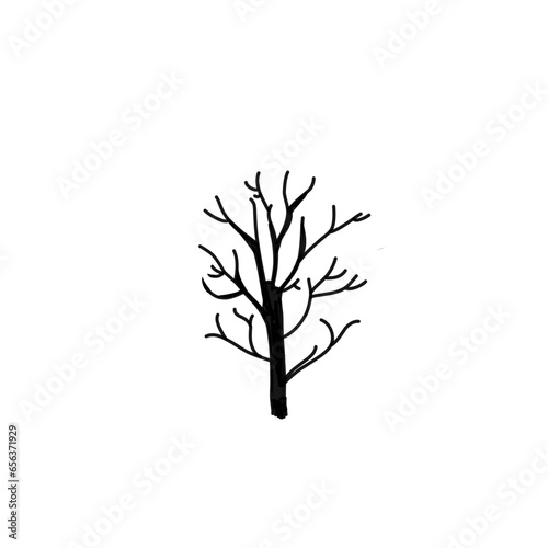 Bare tree silhouettes © Satria studio