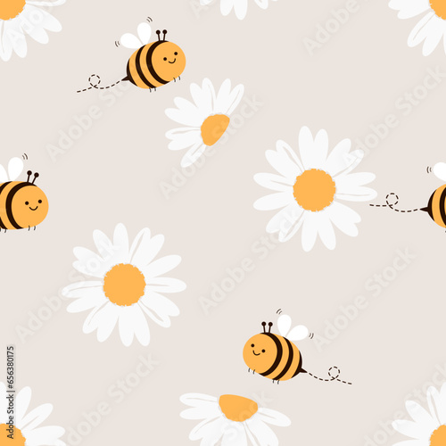 New year seamless pattern with mushroom house cartoon, pine tree, maple leaf and snowflakes on night sky background vector illustration.