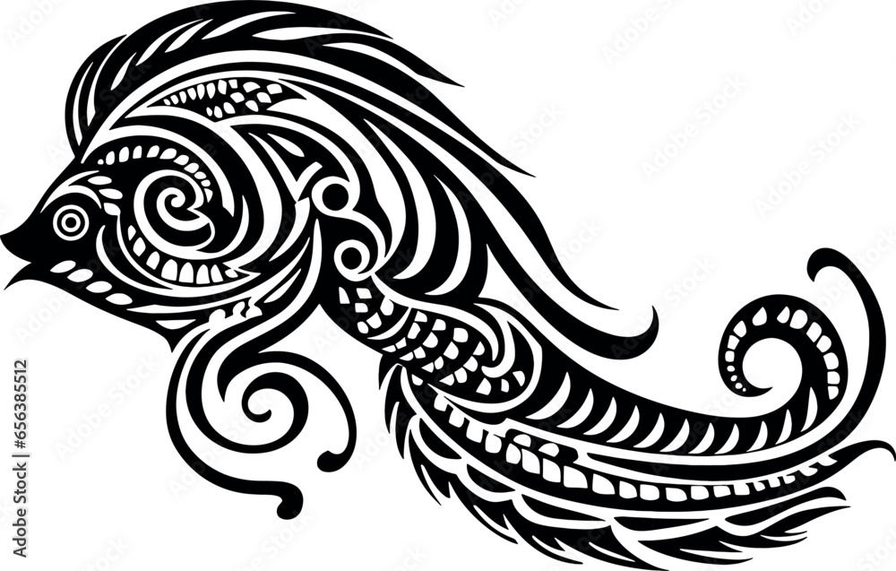 Obraz premium Colorful adorable fish, illustrated in a charming coloring-book style, perfect for engaging and entertaining curious young minds. Generative AI 