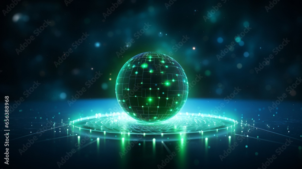 Obraz premium Smart network and Connection technology concept