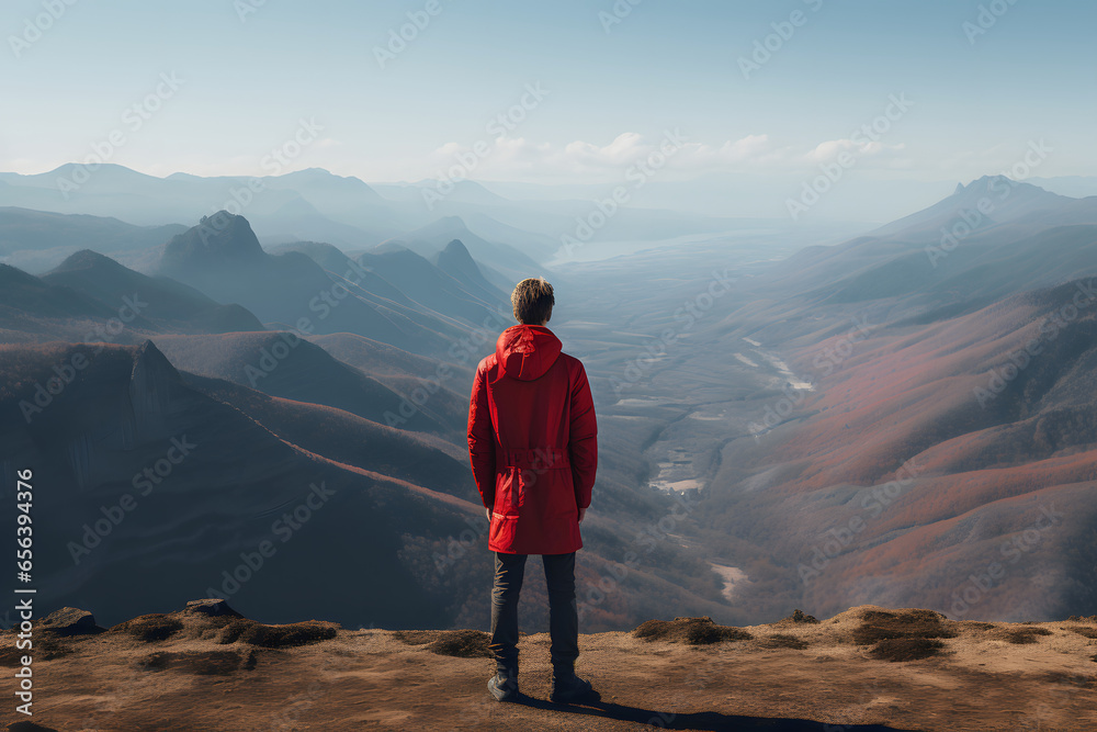 Landscape with People - Generated by AI