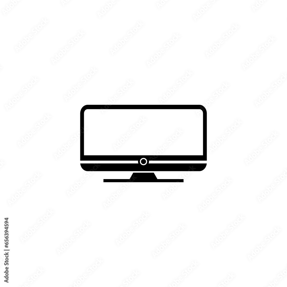 Monitor icon isolated on transparent background Monitor icon isolated on transparent background