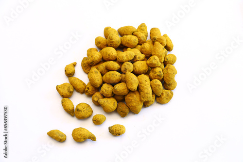 turmeric isolated on white
