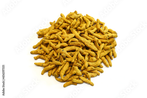 turmeric isolated on white