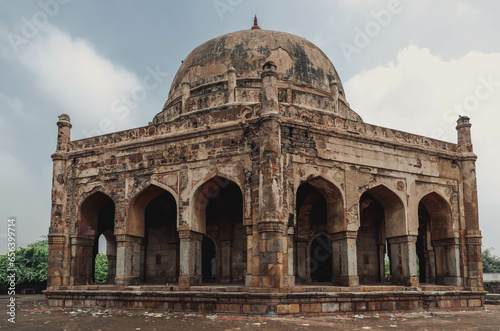 Bhool Bhulaiya this octagonal tomb was built on the orders of Akbar for Adham Khan. Mehrauli, Delhi. photo
