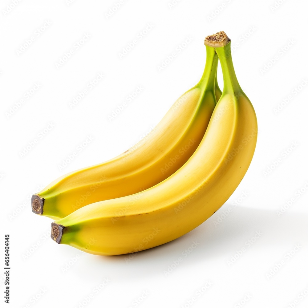 Sweet bananas isolated on white background Sweet bananas isolated on white background
