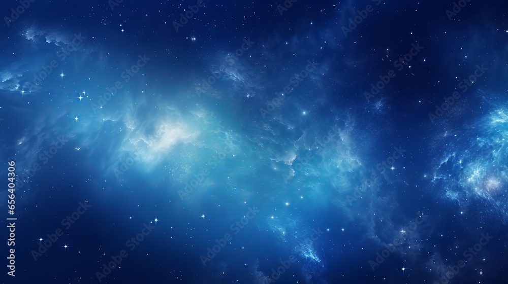 Fototapeta premium Galaxy and stars in outer space: a night sky background of the universe