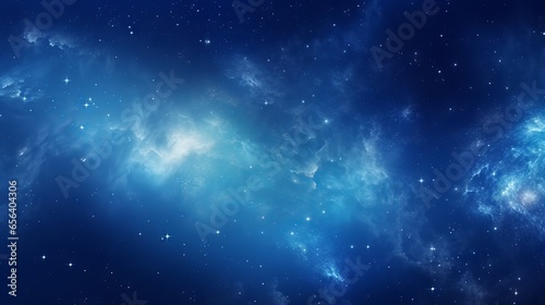 Galaxy and stars in outer space: a night sky background of the universe