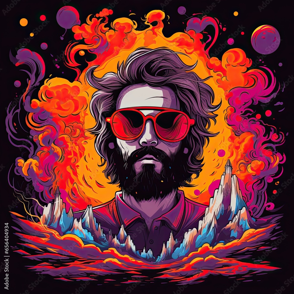 person with sunglasses vector illustration person with sunglasses vector illustration