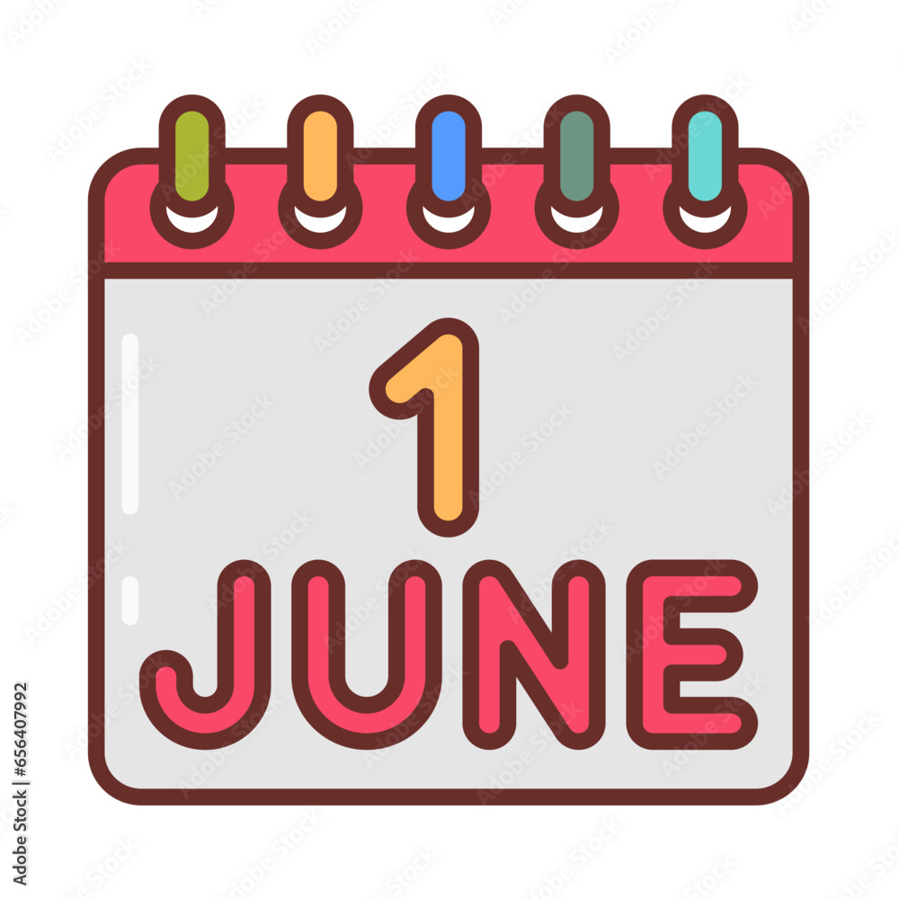 International Children Date icon in vector. Illustration International Children Date icon in vector. Illustration
