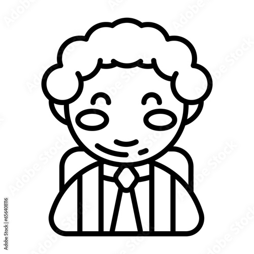 Student icon in vector. Illustration