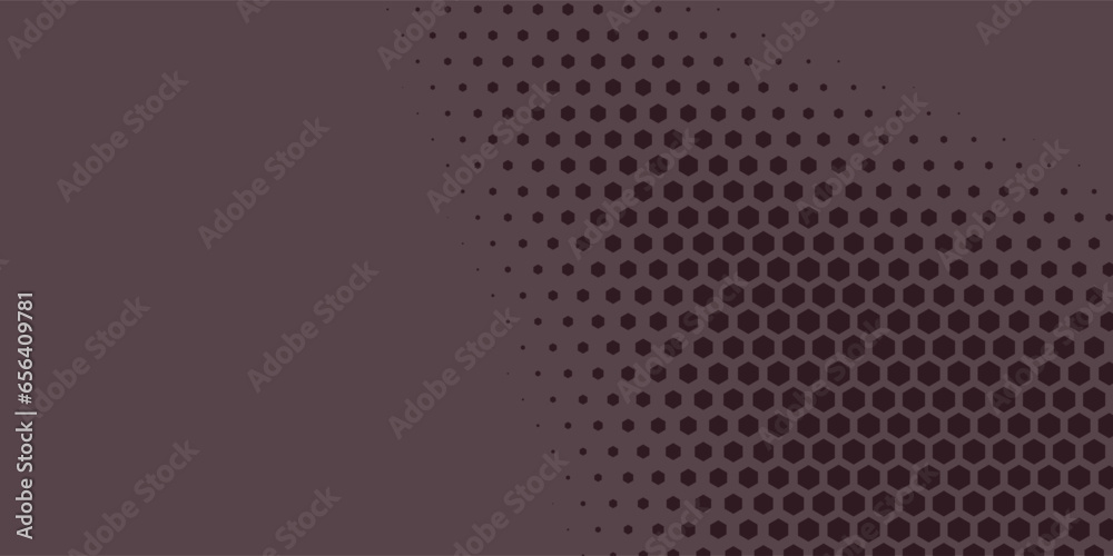 Geometric abstract Hexagon Two Color Background