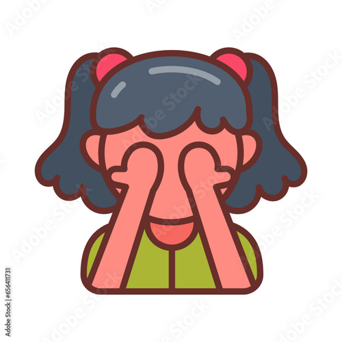 Hide and Seek icon in vector. Illustration