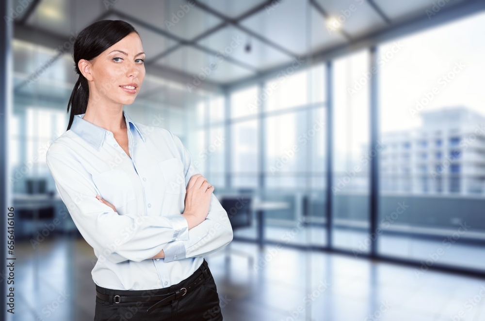 Happy young business person ceo, AI generated image Happy young business person ceo, AI generated image